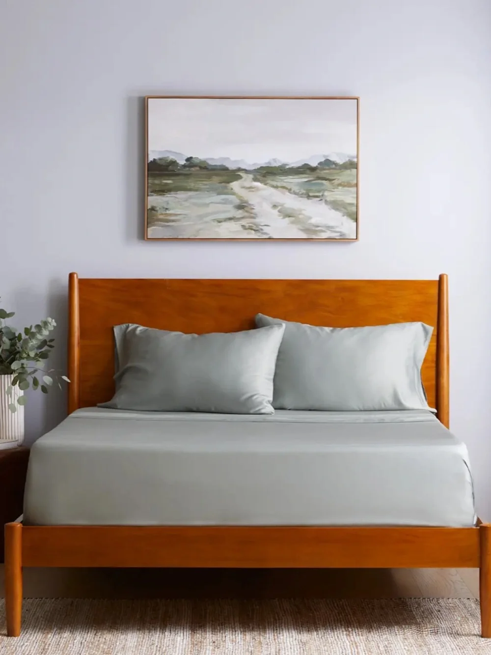 Quince Bamboo Sheet Set in Eucalyptus